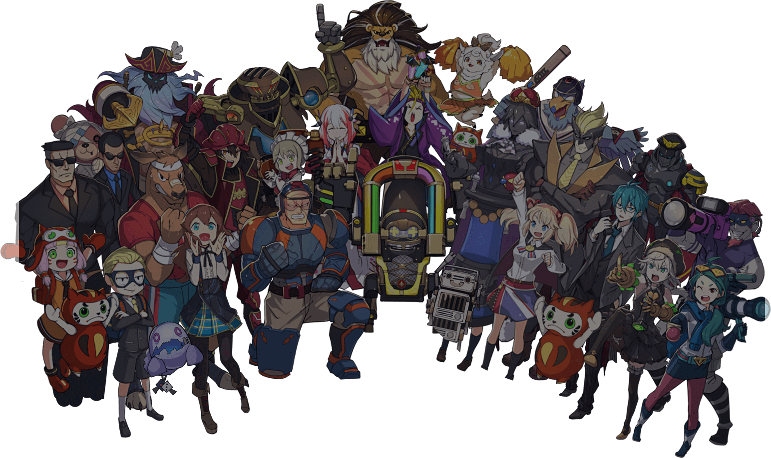 Roster of characters from Fight League